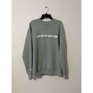 Talentless Kim Is My Lawyer crew neck